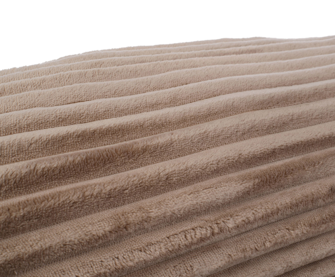 Coussin cylindrique (rempli) Cord Optik 70x22 taupe
