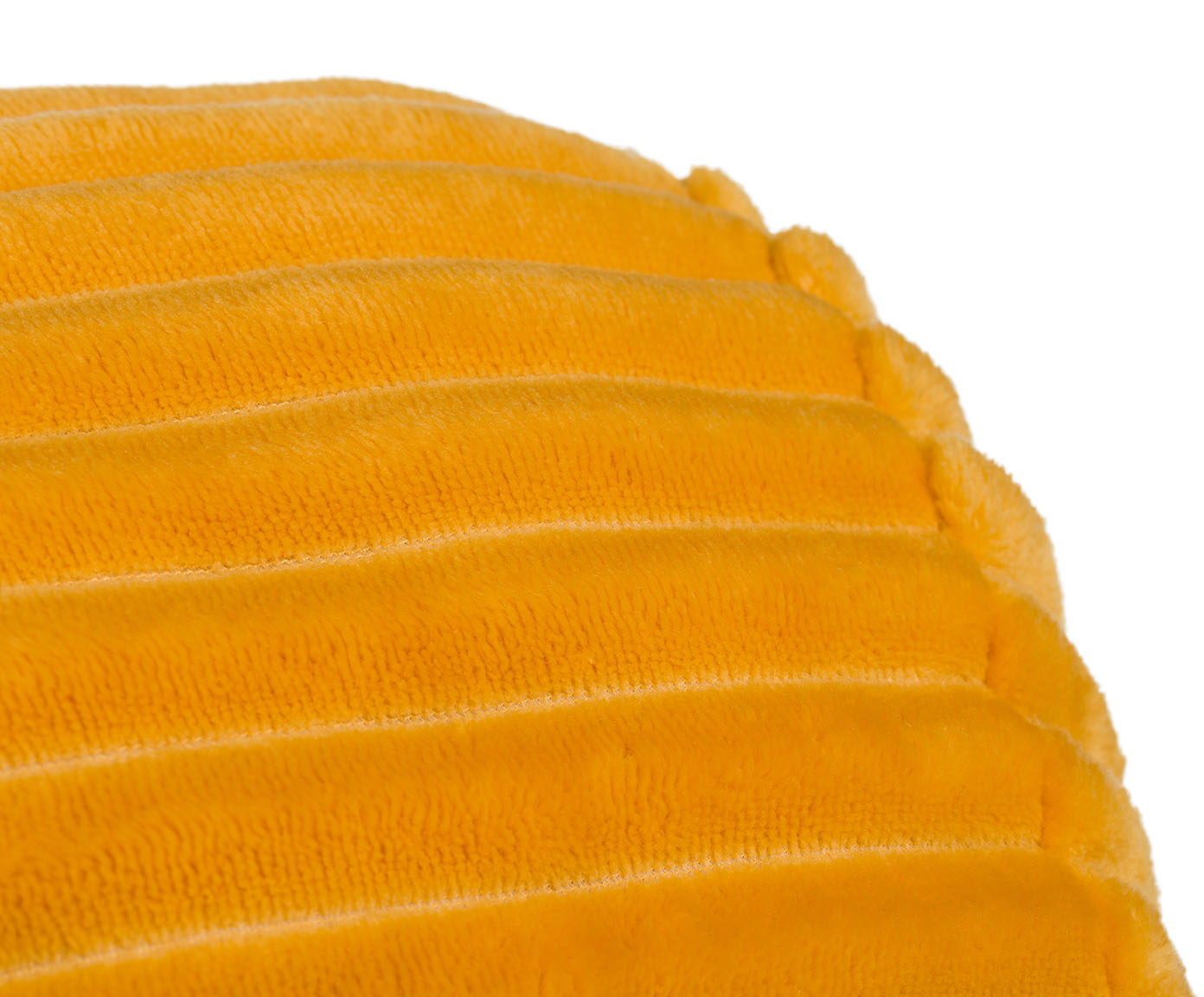 Coussin cylindrique (rempli) Cord Optik 70x22 moutarde