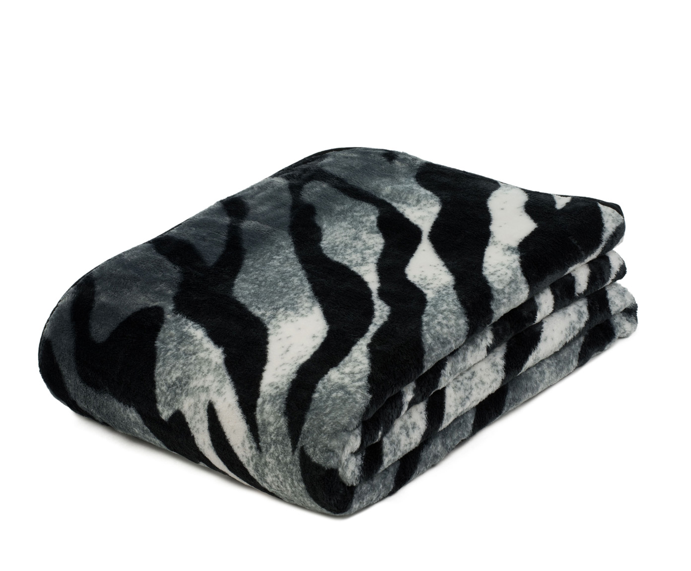 Plaids Cashmere Feeling 150x200 Tigre de Sibérie argent