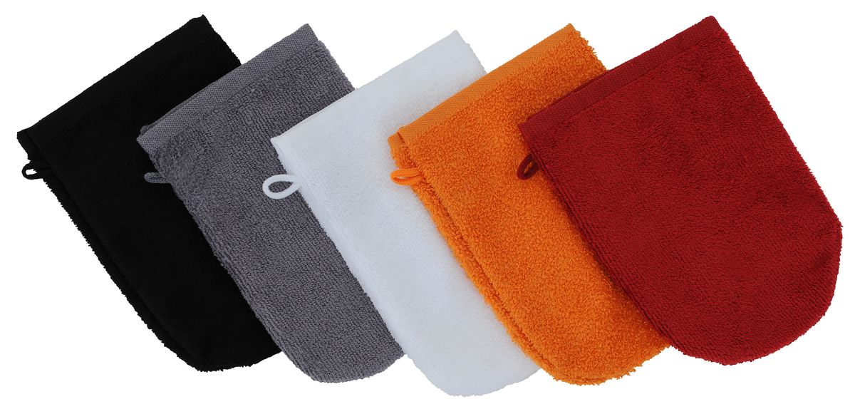 Gants de toilette terracotta (paire)