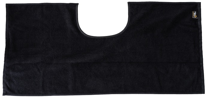 Serviettes Visage avec encolure noir