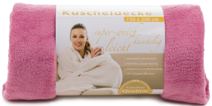 Plaids Light 150x200 vieux rose