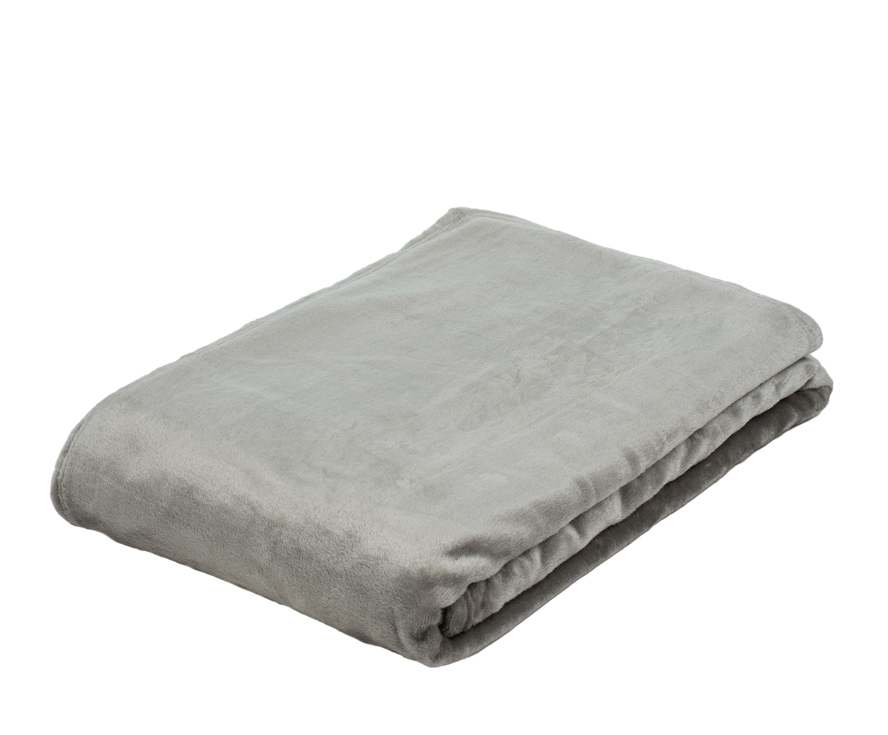 Plaids Premium gris argent